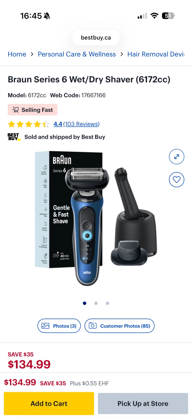 Braun S6 Shaver - photo 3