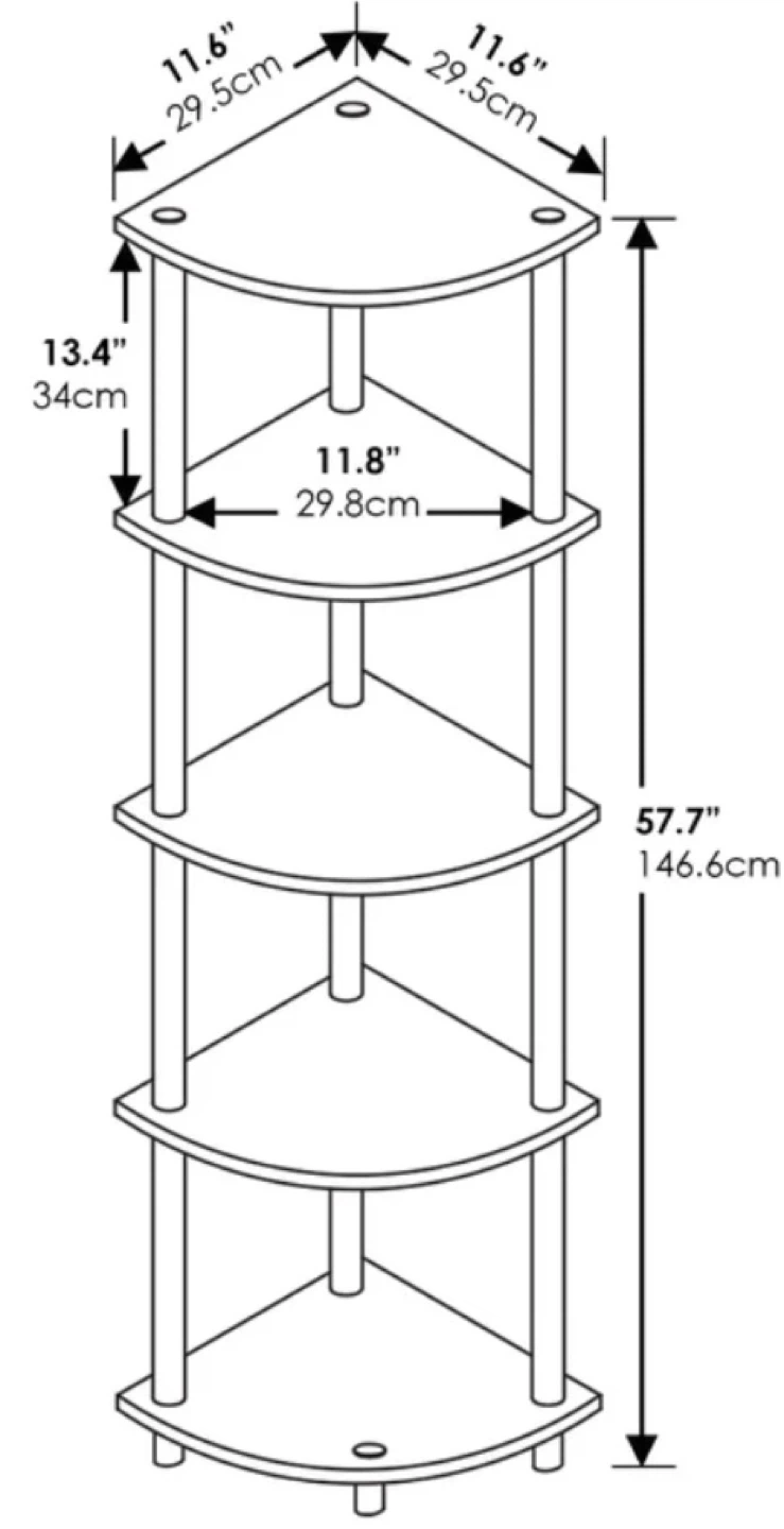 5-tier Corner Shelf for sale - photo 4