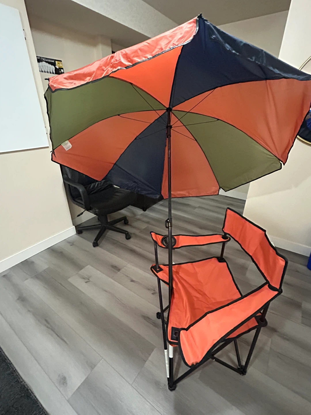 Camping Chair with Umbrella