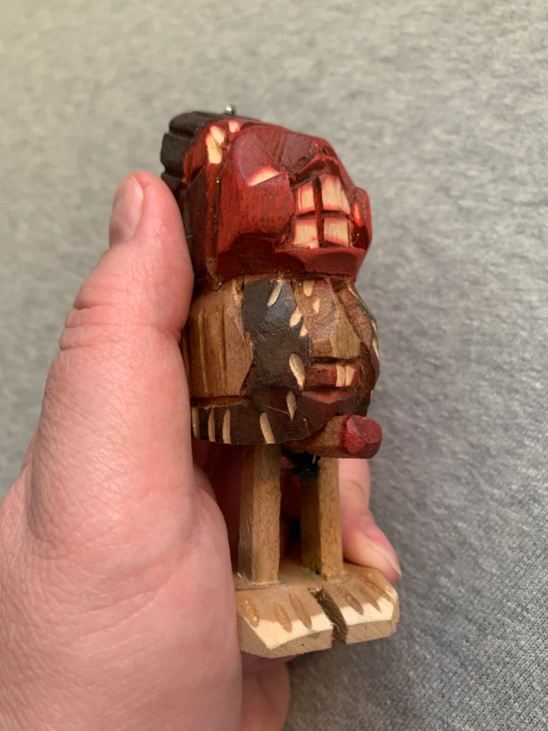 Cheeky Wooden Keychain with Pop Out Surprise