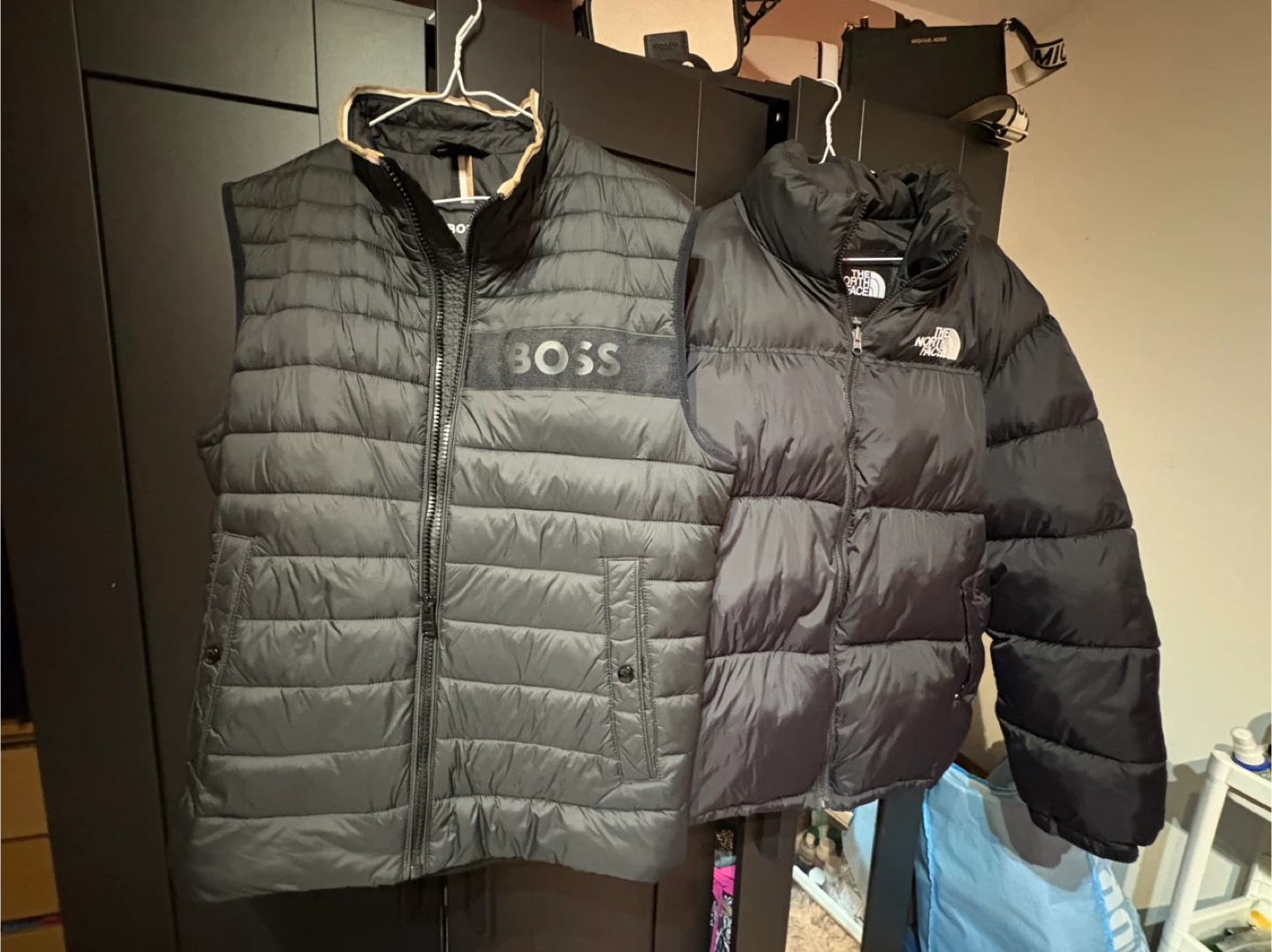 BOSS Puffer Vest & The North Face 700 Bundle
