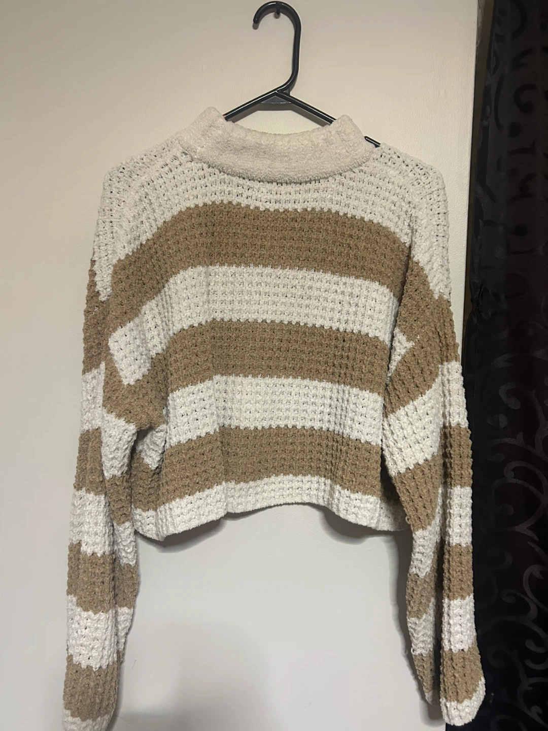 Striped Cropped Sweater