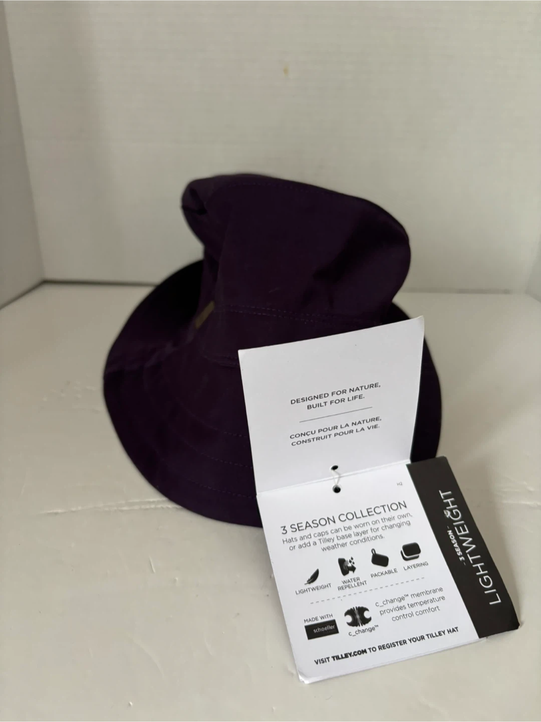 Tilley 3 Season Lightweight Bucket Hat - Purple - photo 3