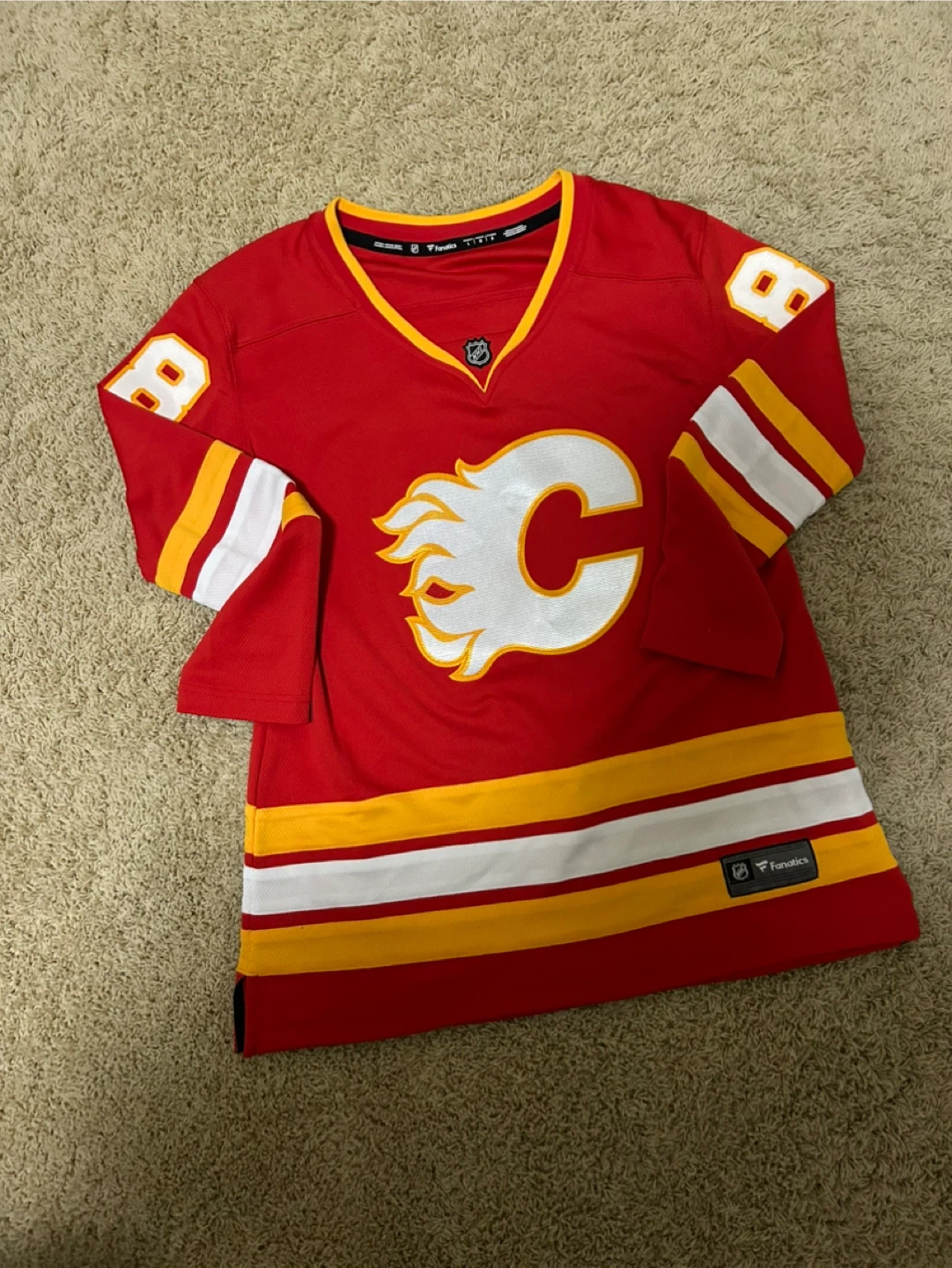 Calgary Flames Mangiapane #88 Fanatics Jersey L