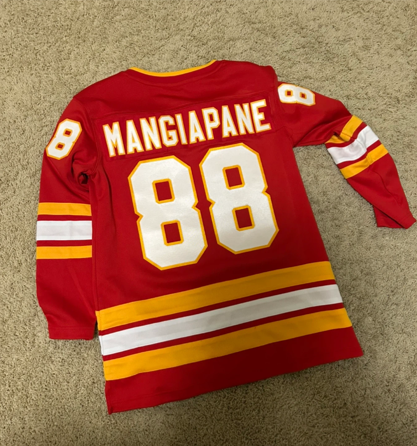 Calgary Flames Mangiapane #88 Fanatics Jersey L - photo 2