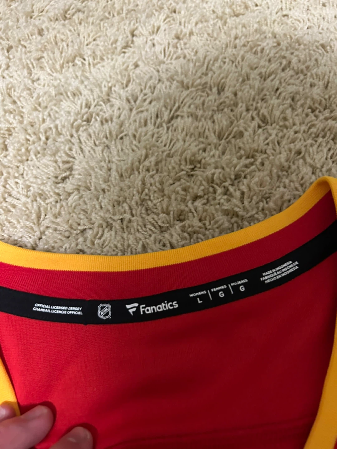 Calgary Flames Mangiapane #88 Fanatics Jersey L - photo 3