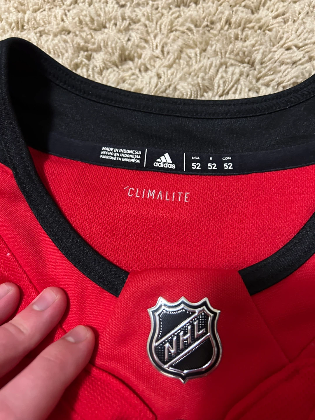 Calgary Flames Hamonic #24 Adidas Hockey Jersey Size 52 - photo 3