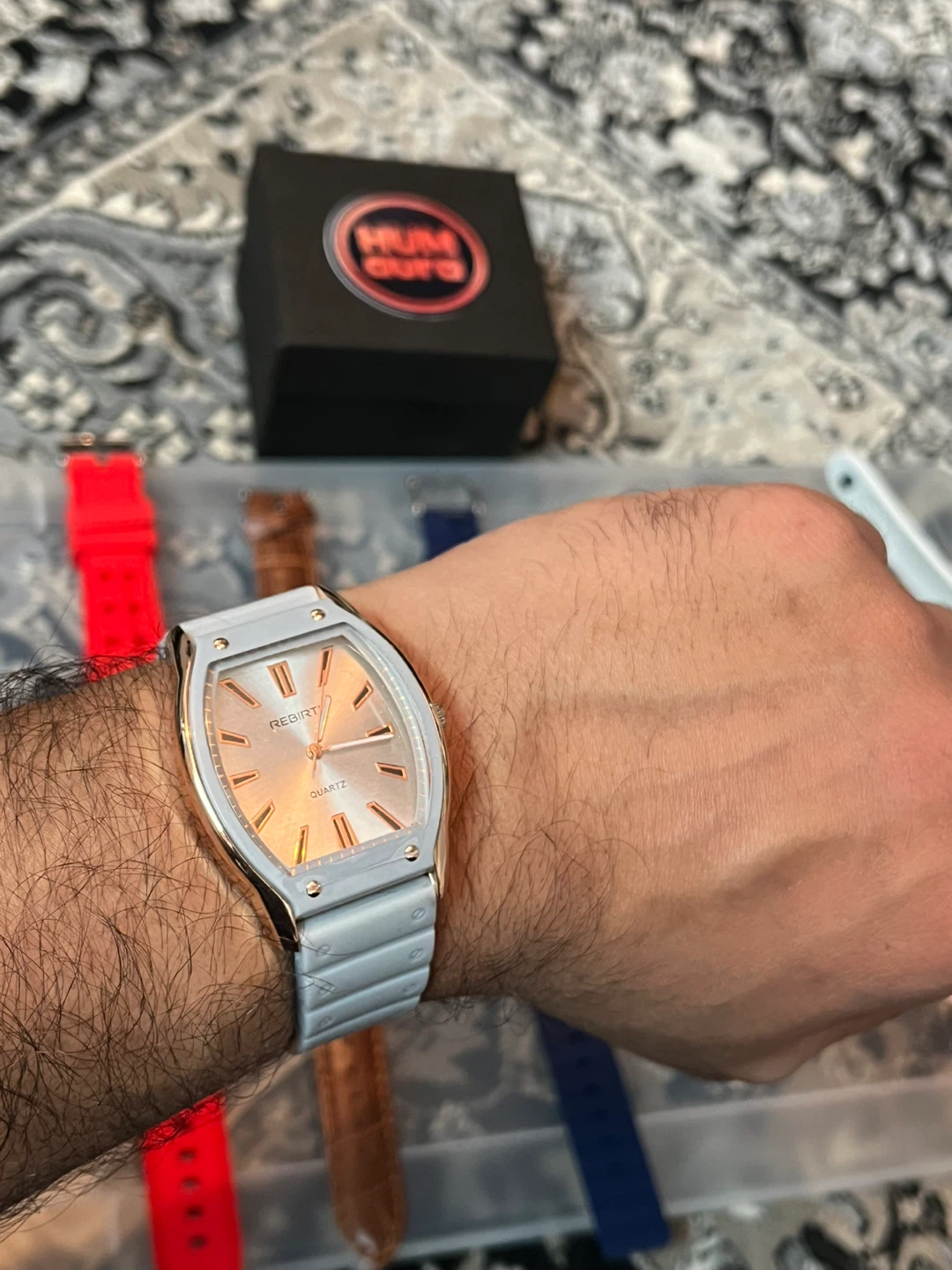REGIR Quartz Watch with Extra Straps