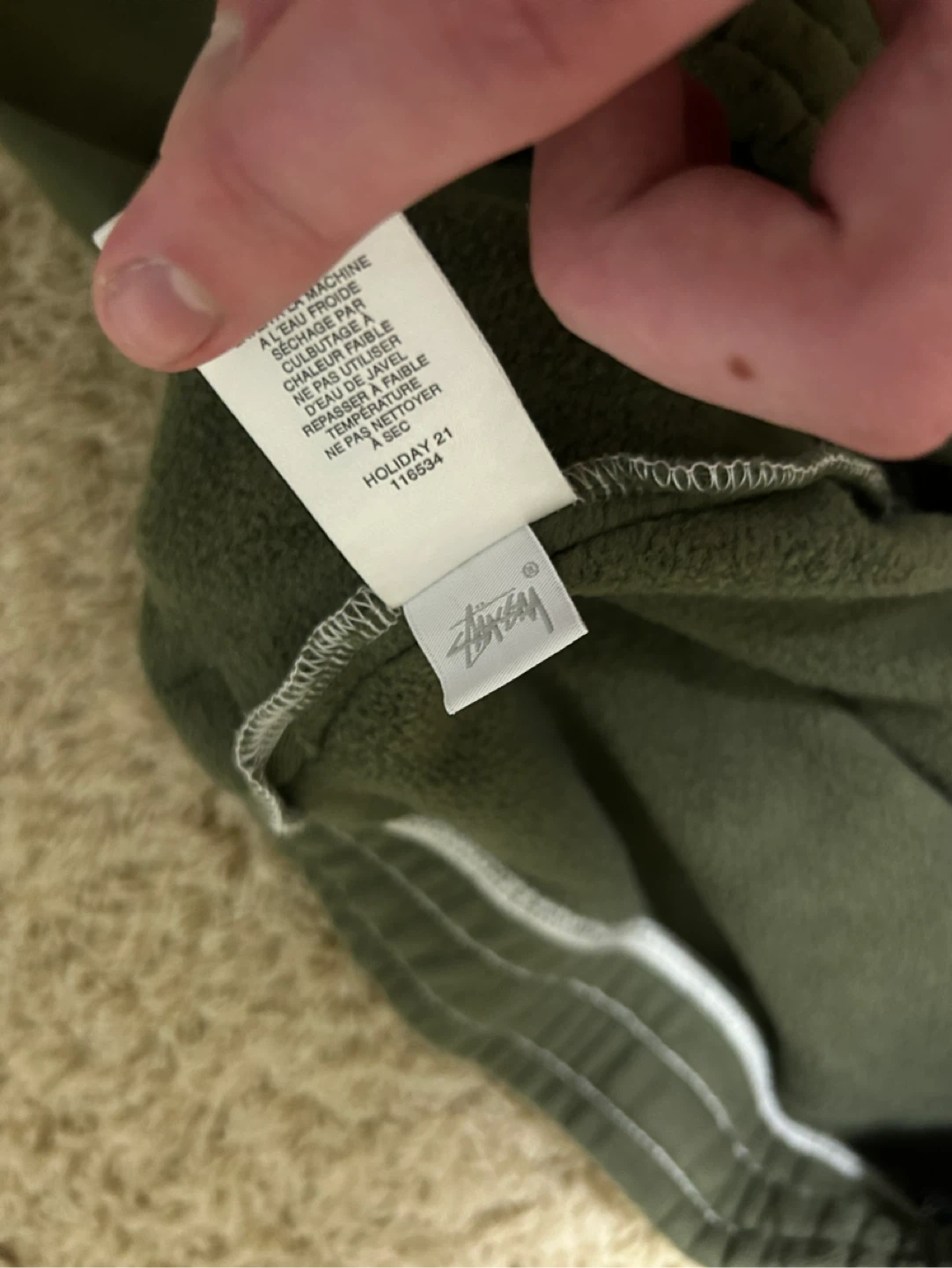 Stüssy "8 Ball" Sweatpants Size M - photo 3