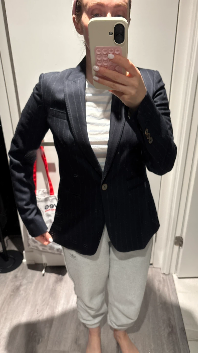 Massimo Dutti Pinstripe Blazer