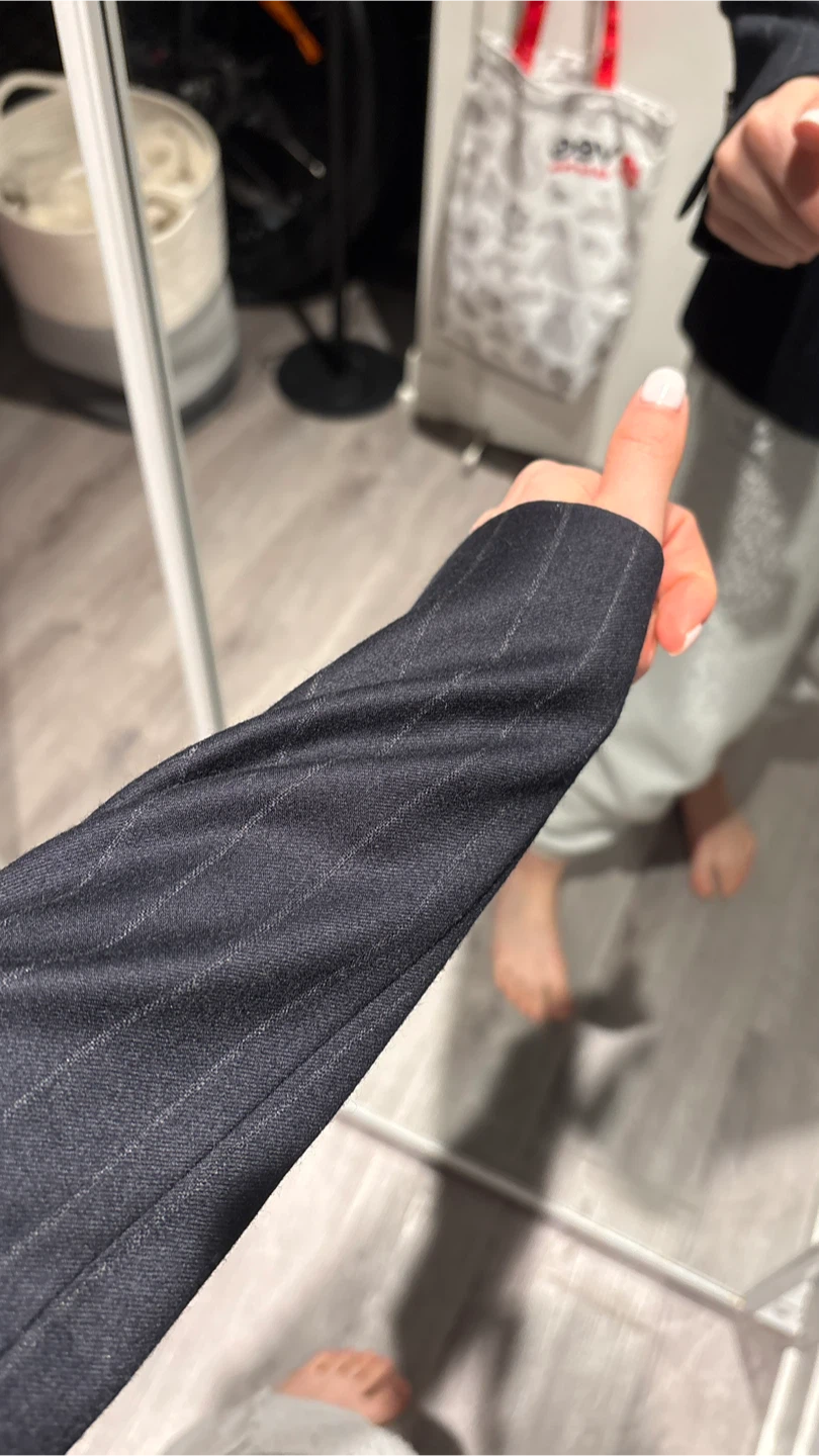 Massimo Dutti Pinstripe Blazer - photo 3