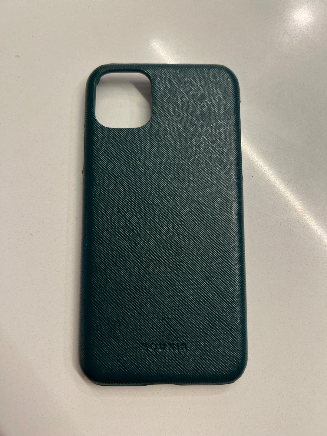 Bounir Green Vegan Leather iPhone 12/12 Pro Case