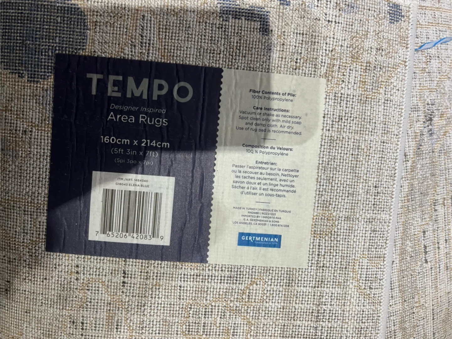 Tempo Designer Inspired Area Rug 160cm x 214cm - photo 2