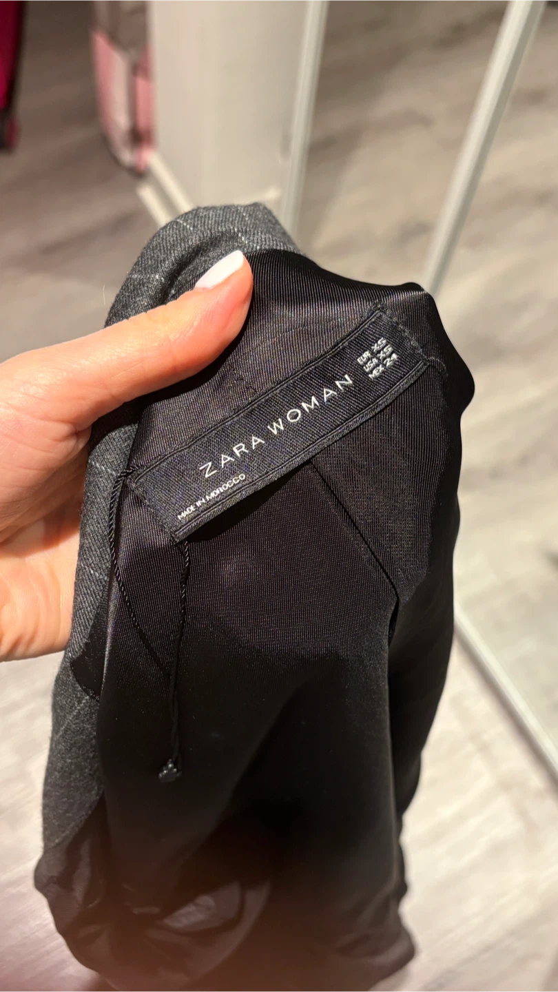 ZARA Woman Double-Breasted Pinstripe Blazer - photo 5
