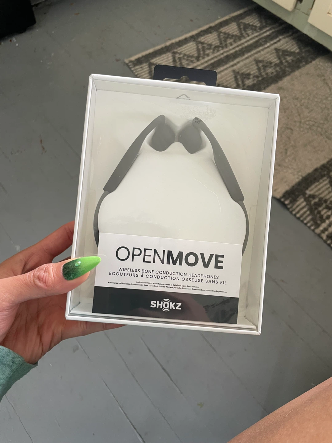Shokz OpenMove Wireless Bone Conduction Headphones - Grey