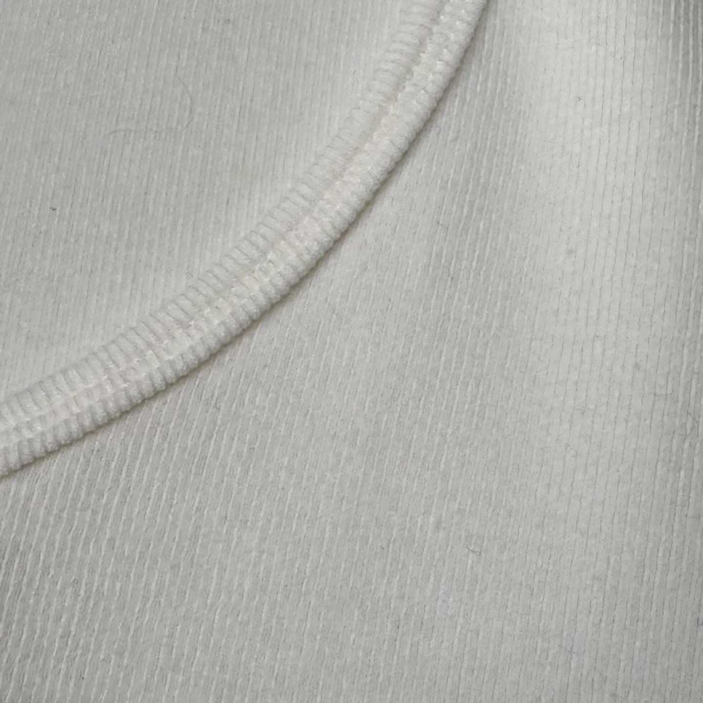 Ardene White Ribbed Scoopneck Button Front Crop Top Size Small - photo 5