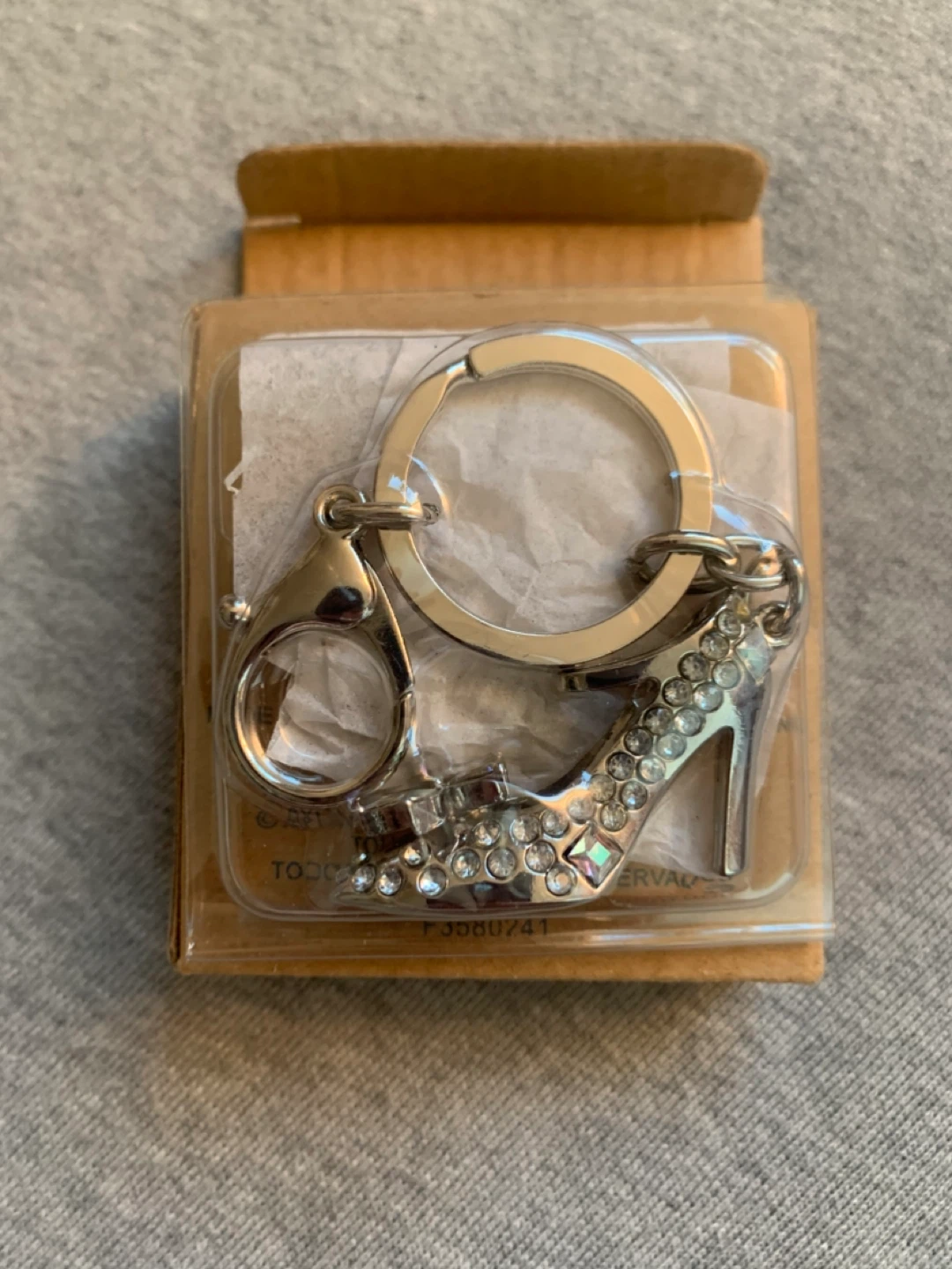 High Heel Shoe Keychain with Rhinestones - BNIB - photo 2