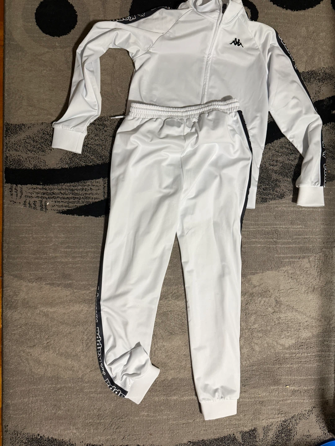 Kappa White Tracksuit Set
