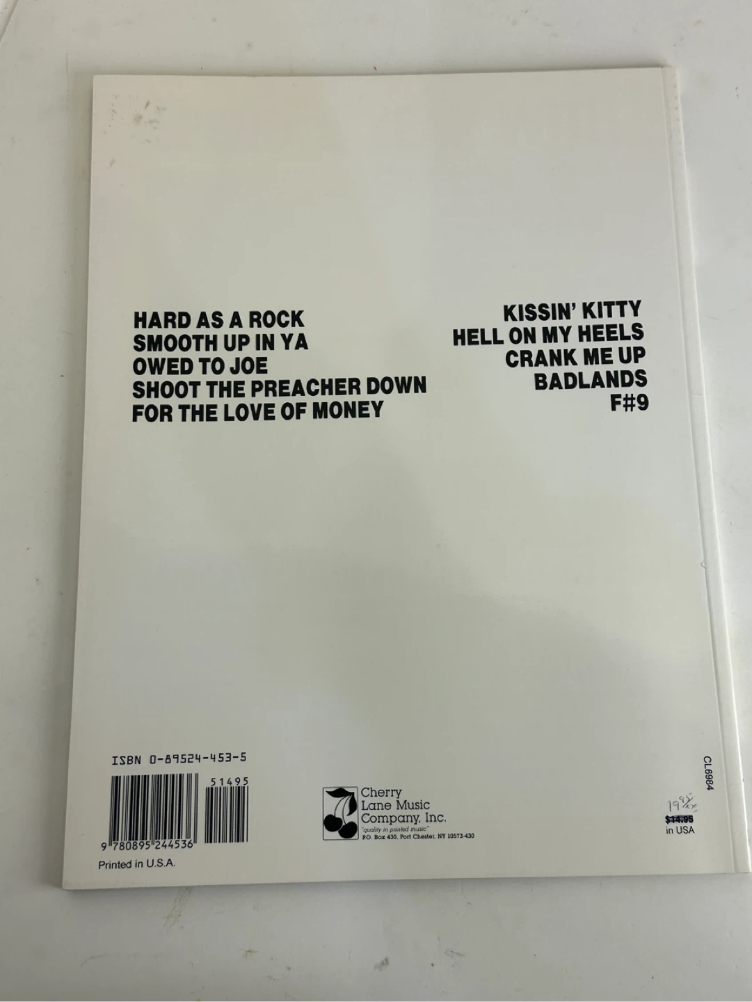 Bulletboys Guitar & Vocal Tablature Songbook - photo 3