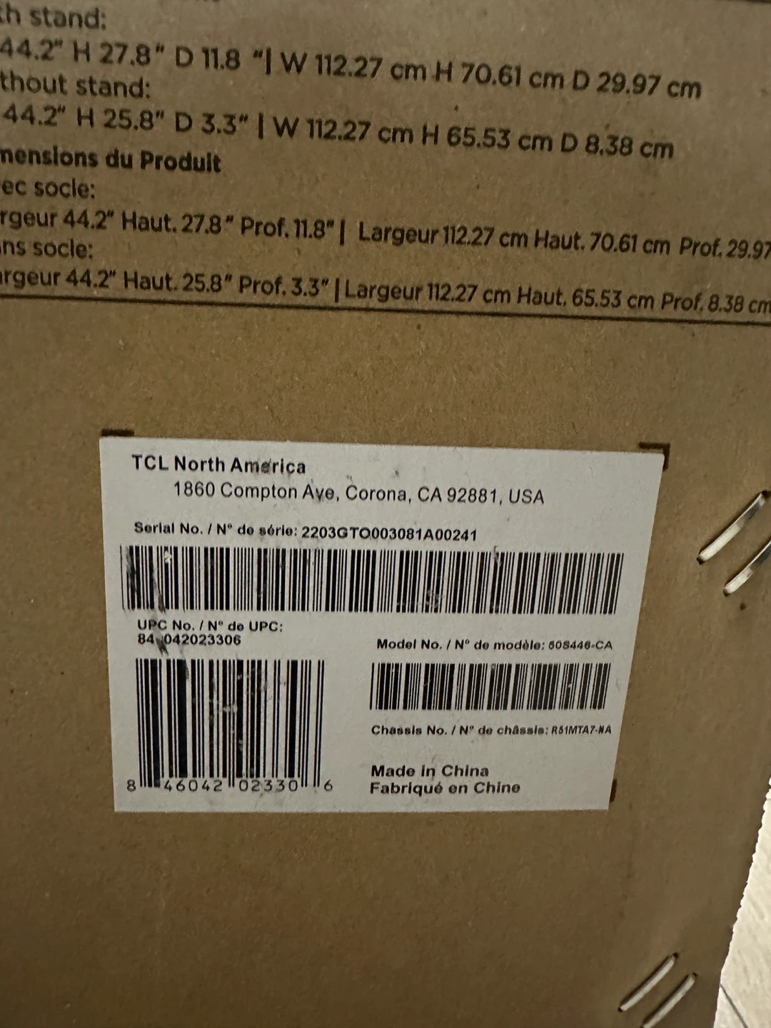 TCL 50" 4K UHD Smart Google TV - photo 4