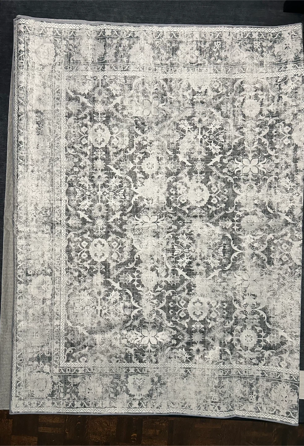 Oushak Grey Rug
