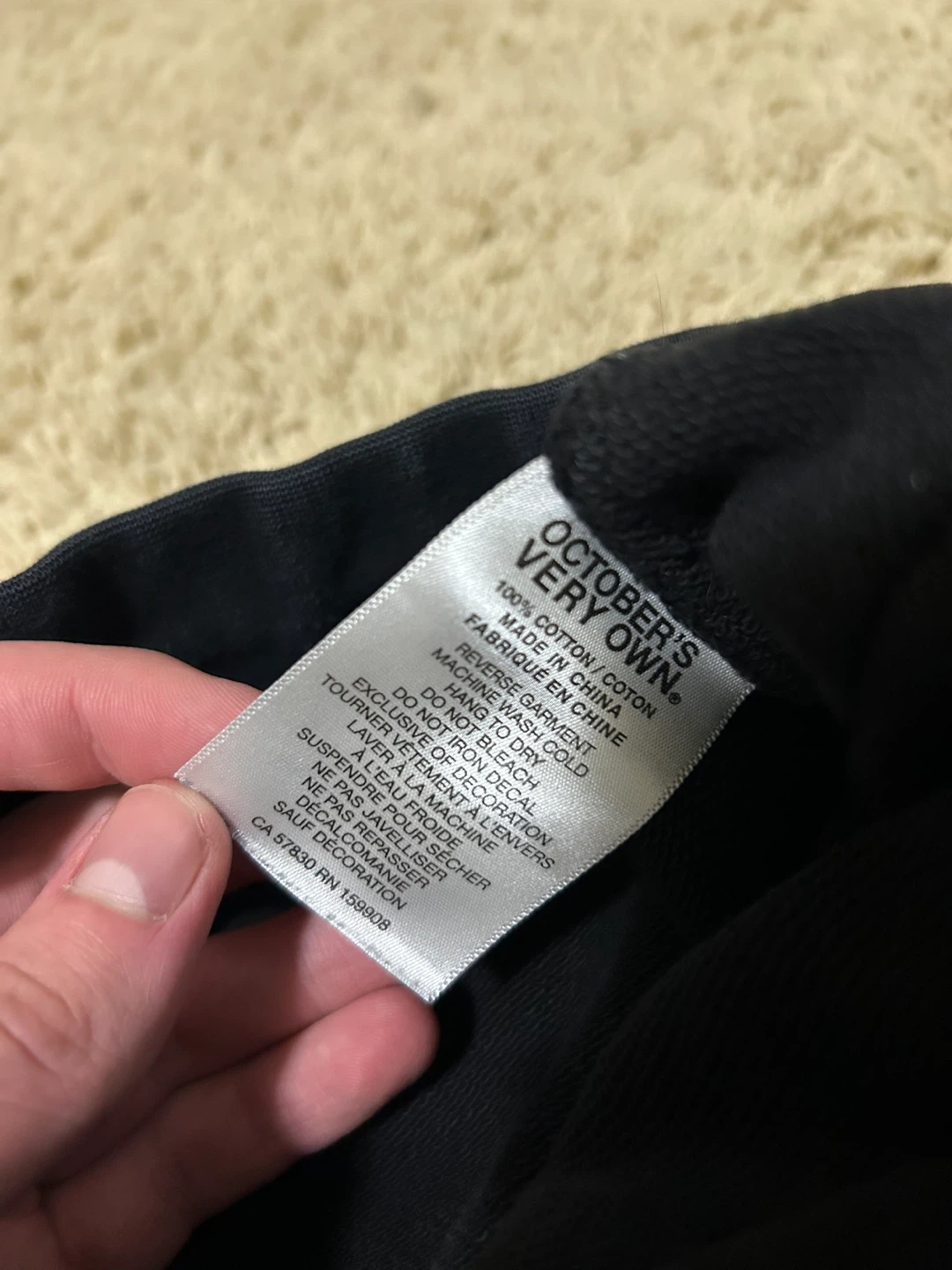OVO October's Very Own Joggers Black Large - photo 3