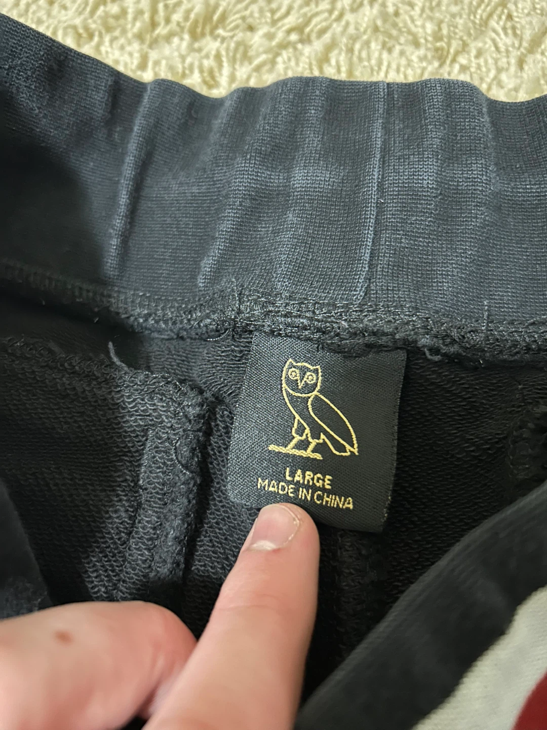 OVO October's Very Own Joggers Black Large - photo 2