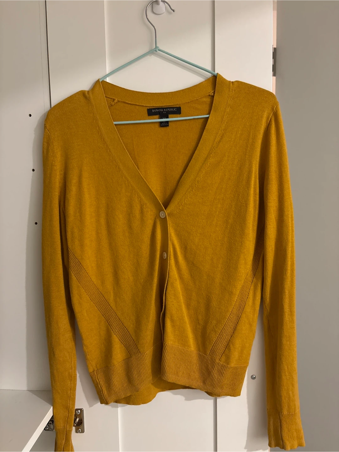 Banana Republic Mustard Yellow Cardigan - photo 2