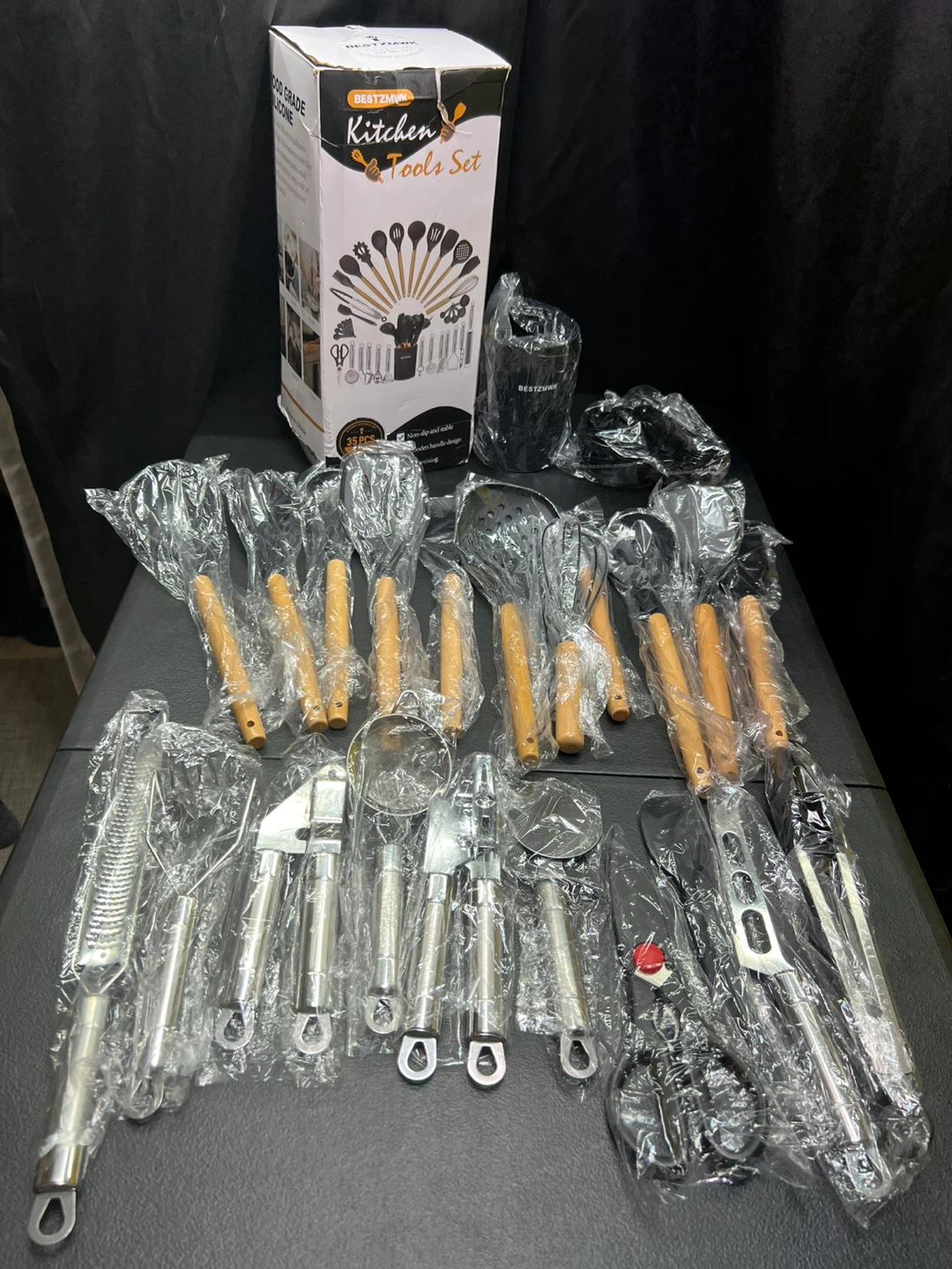 BESTZMWK 35-Piece Kitchen Utensil Set - photo 4
