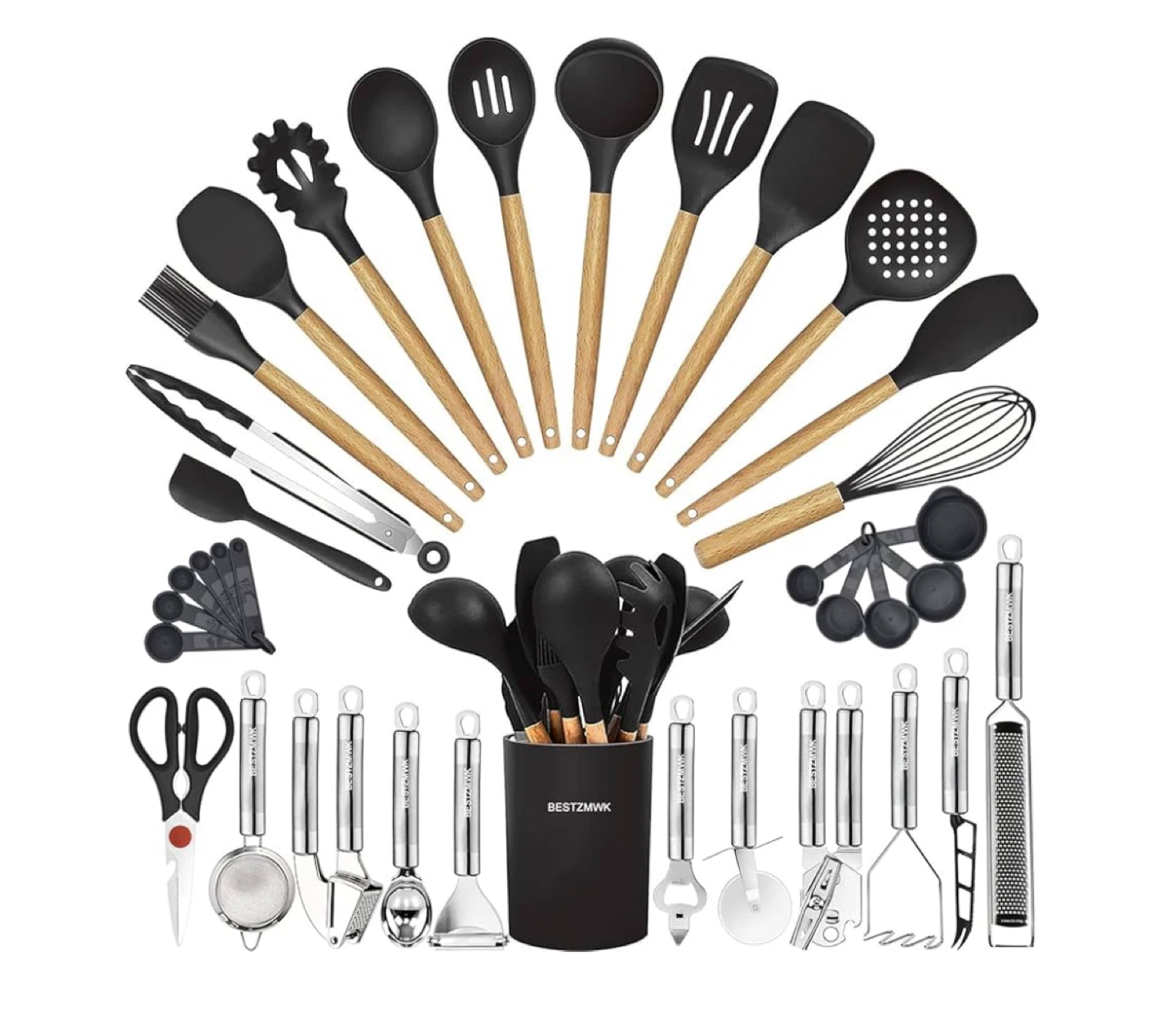 BESTZMWK 35-Piece Kitchen Utensil Set