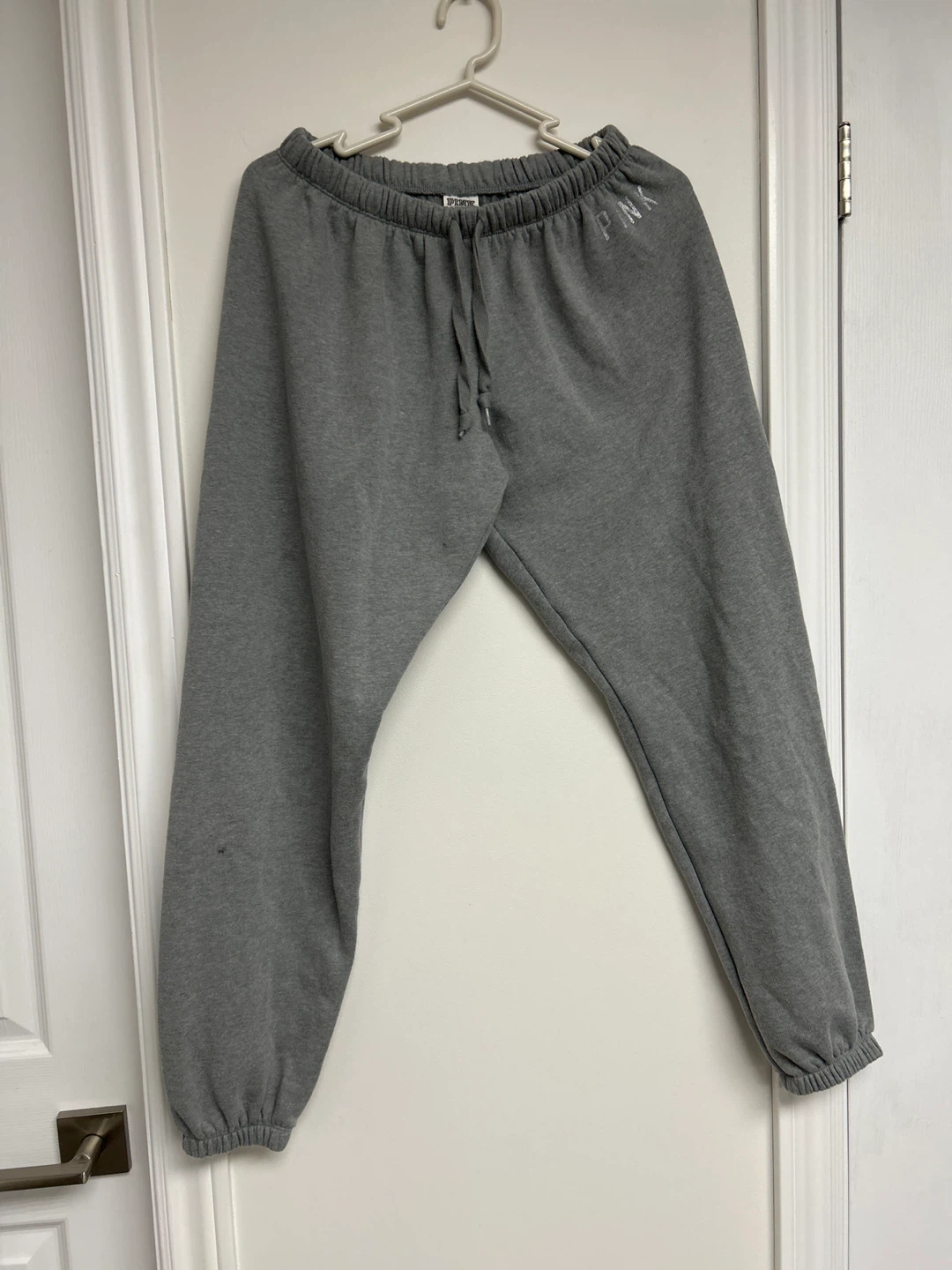 Pink Victoria's Secret Grey Sweatpants