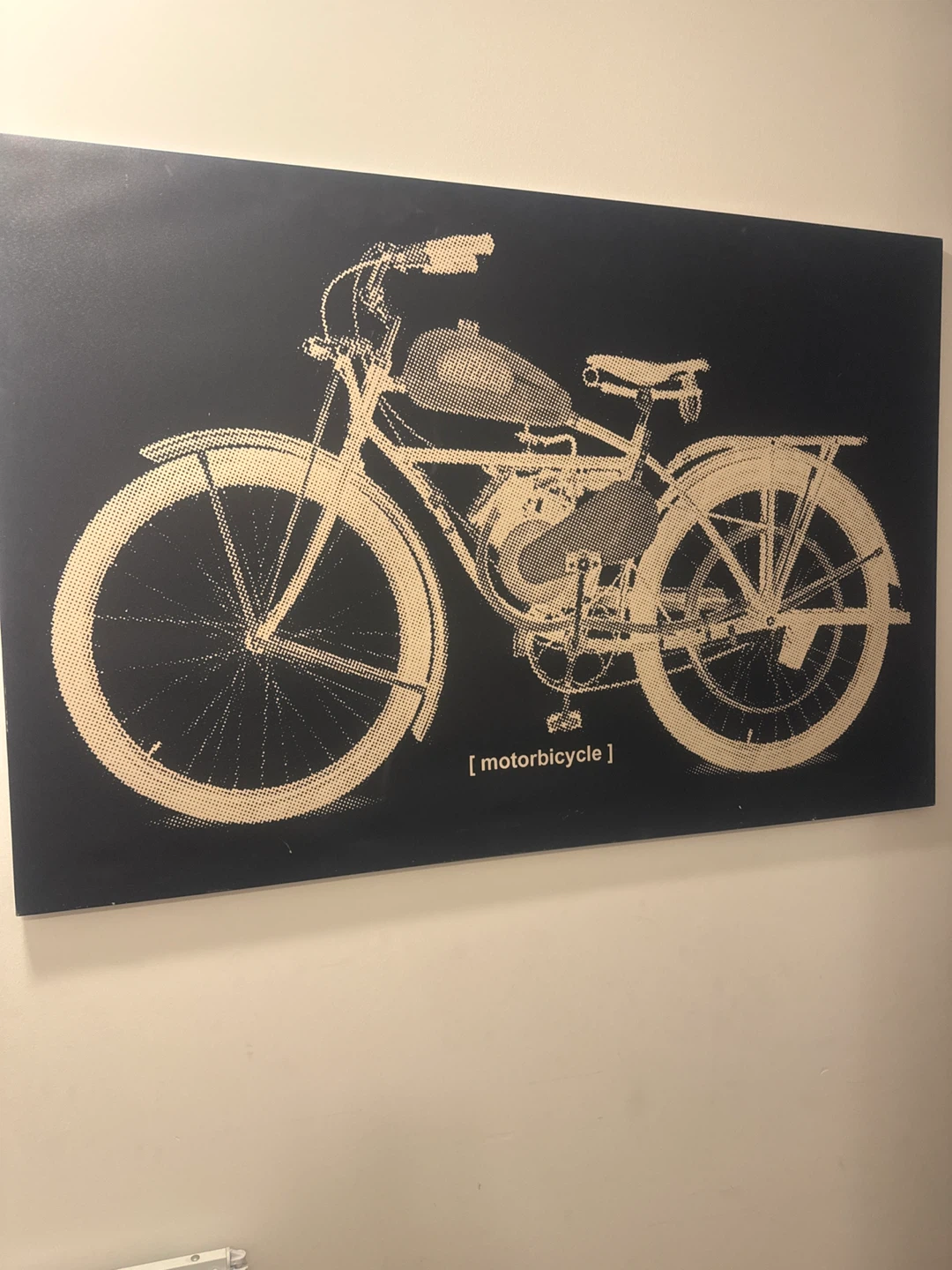 Motorcycle Graphic Art Print
