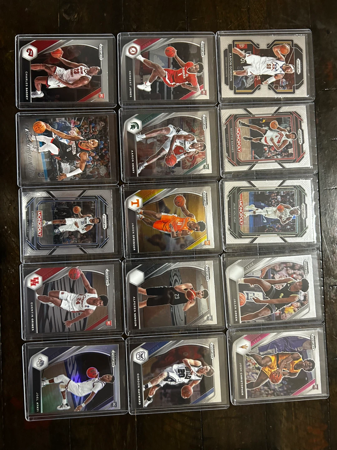 2021 Panini Prizm Basketball Trading Cards Lot