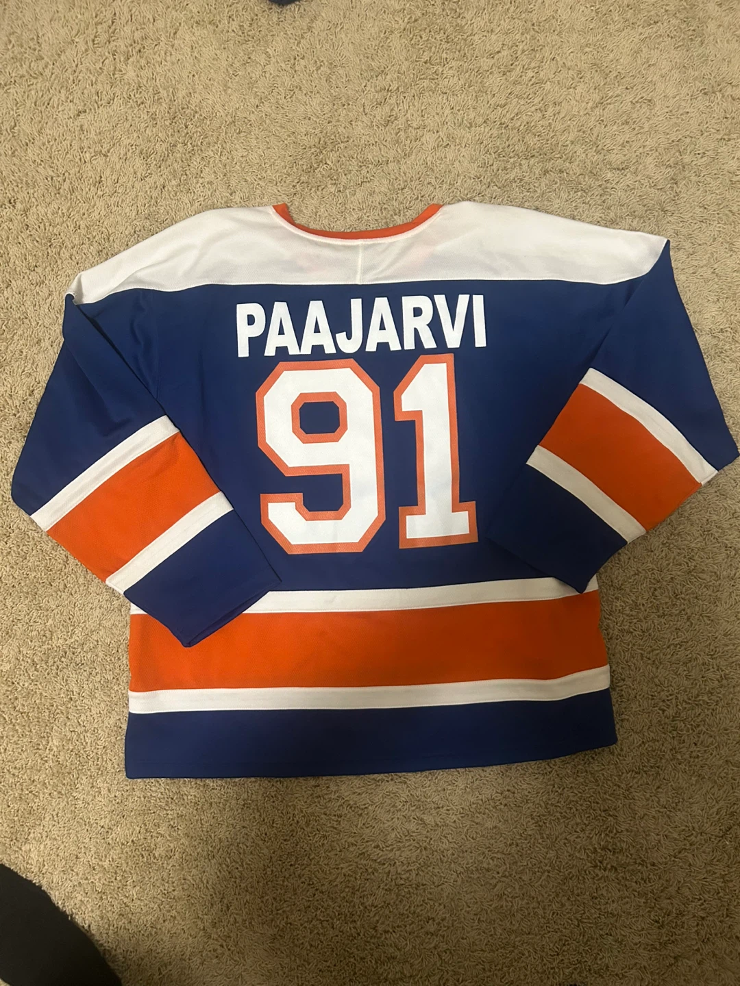 Edmonton Oilers Paajarvi #91 Hockey Jersey L/G - photo 3