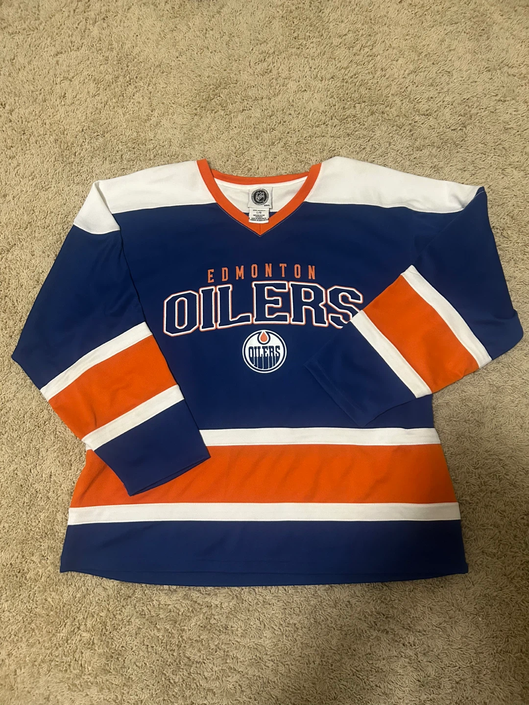 Edmonton Oilers Paajarvi #91 Hockey Jersey L/G