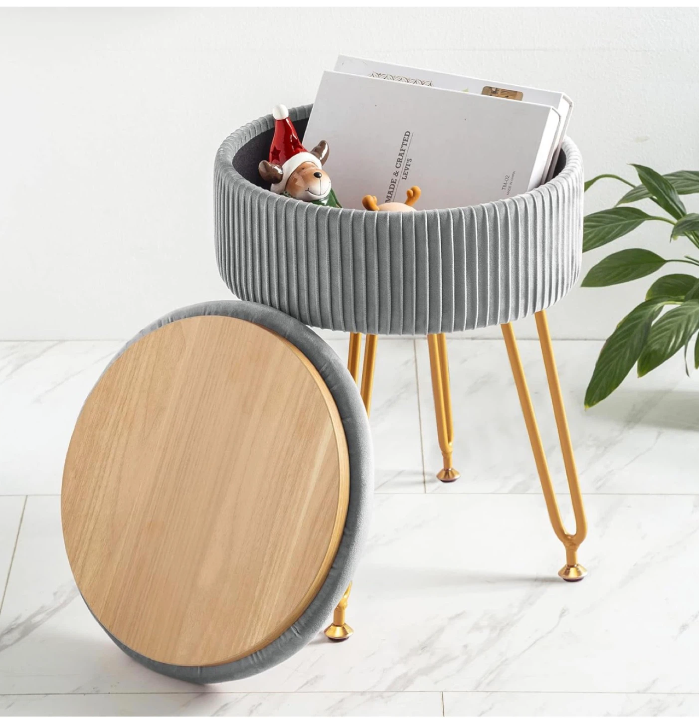 Storage Ottoman Stool