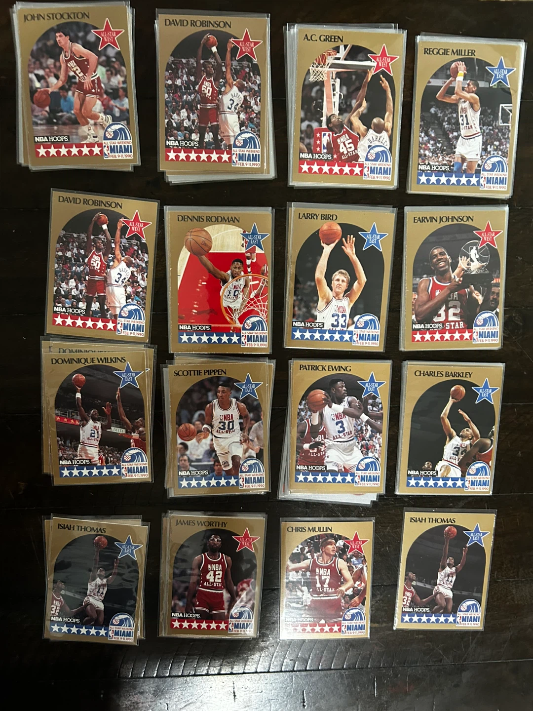1990 NBA Hoops All-Star Weekend Basketball Cards