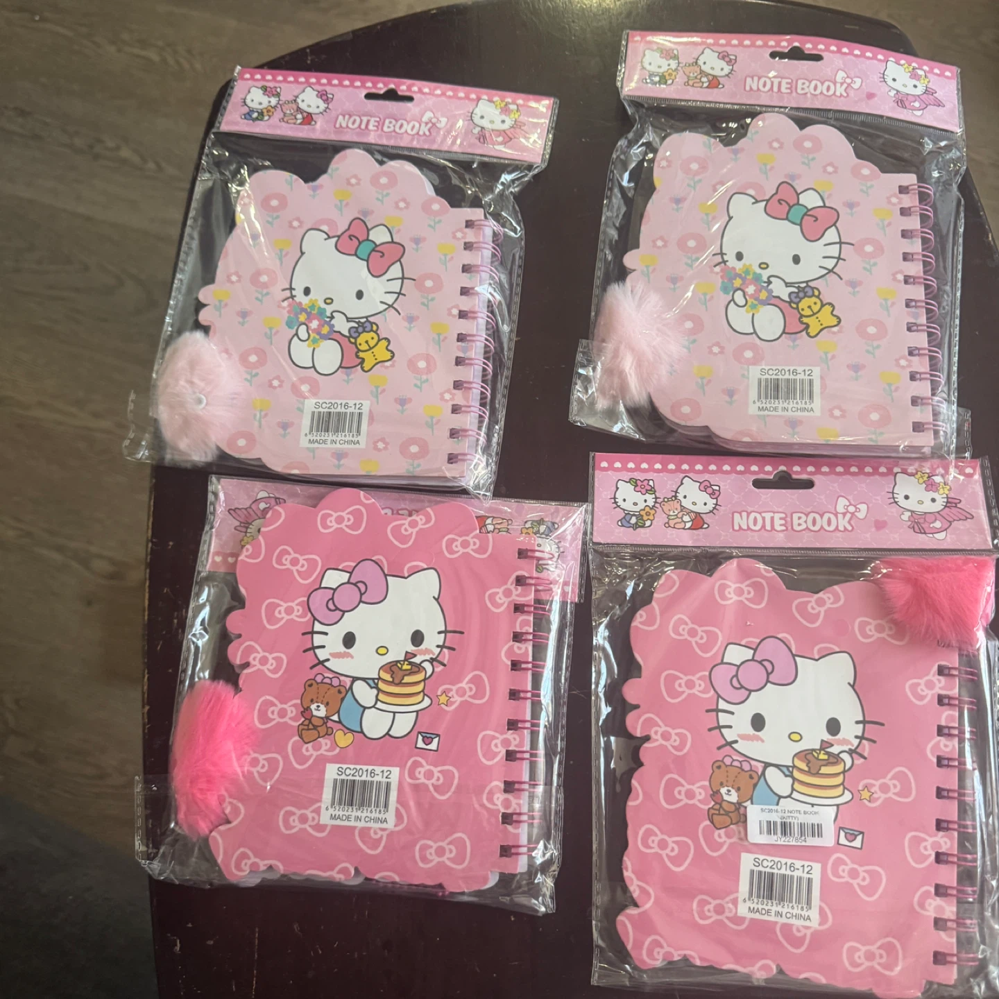 Hello Kitty Spiral Notebook with Pink Pom Pom Charm - photo 5