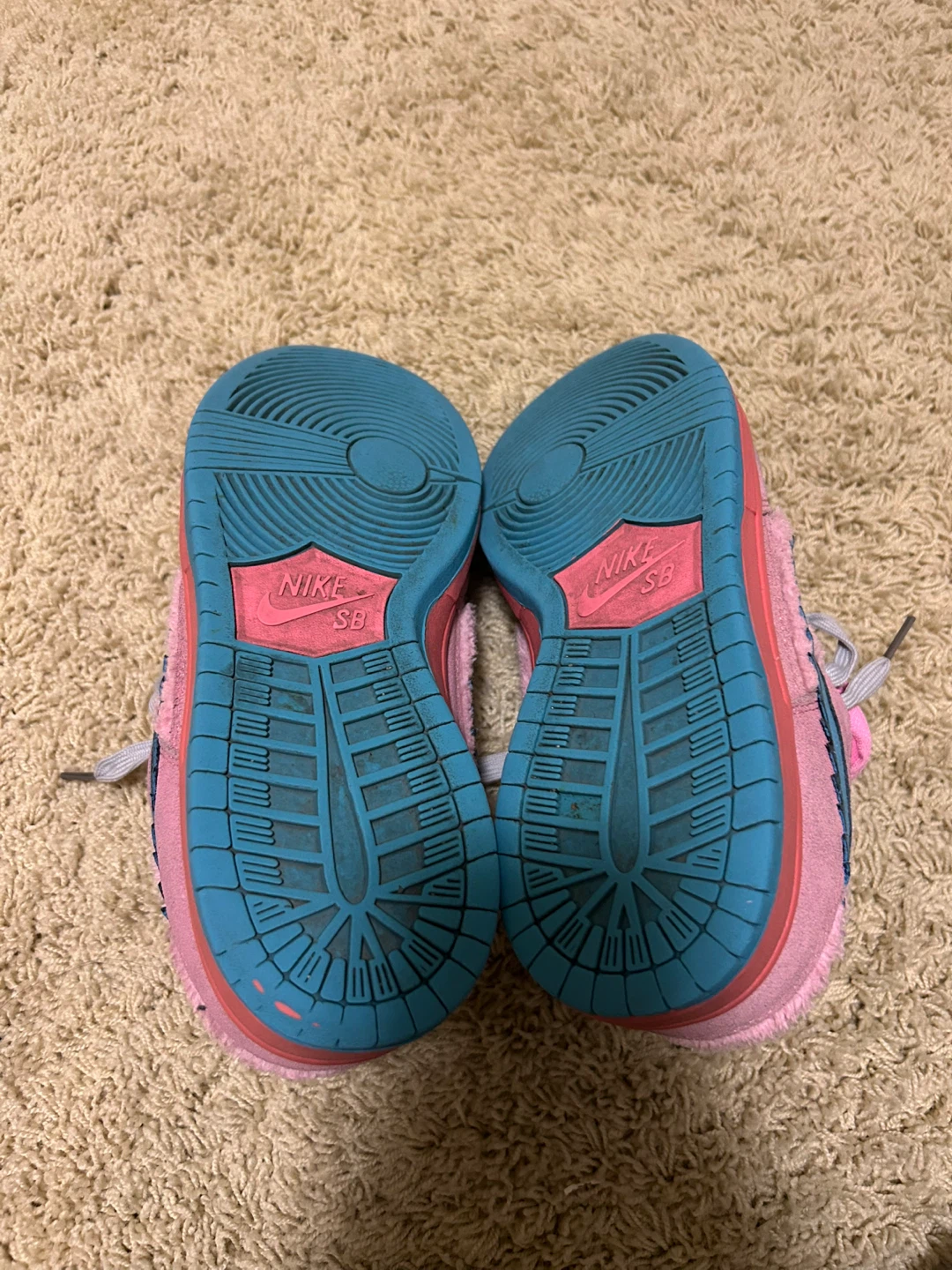 Nike SB Dunk Low Grateful Dead Bears Pink Sneakers - photo 2