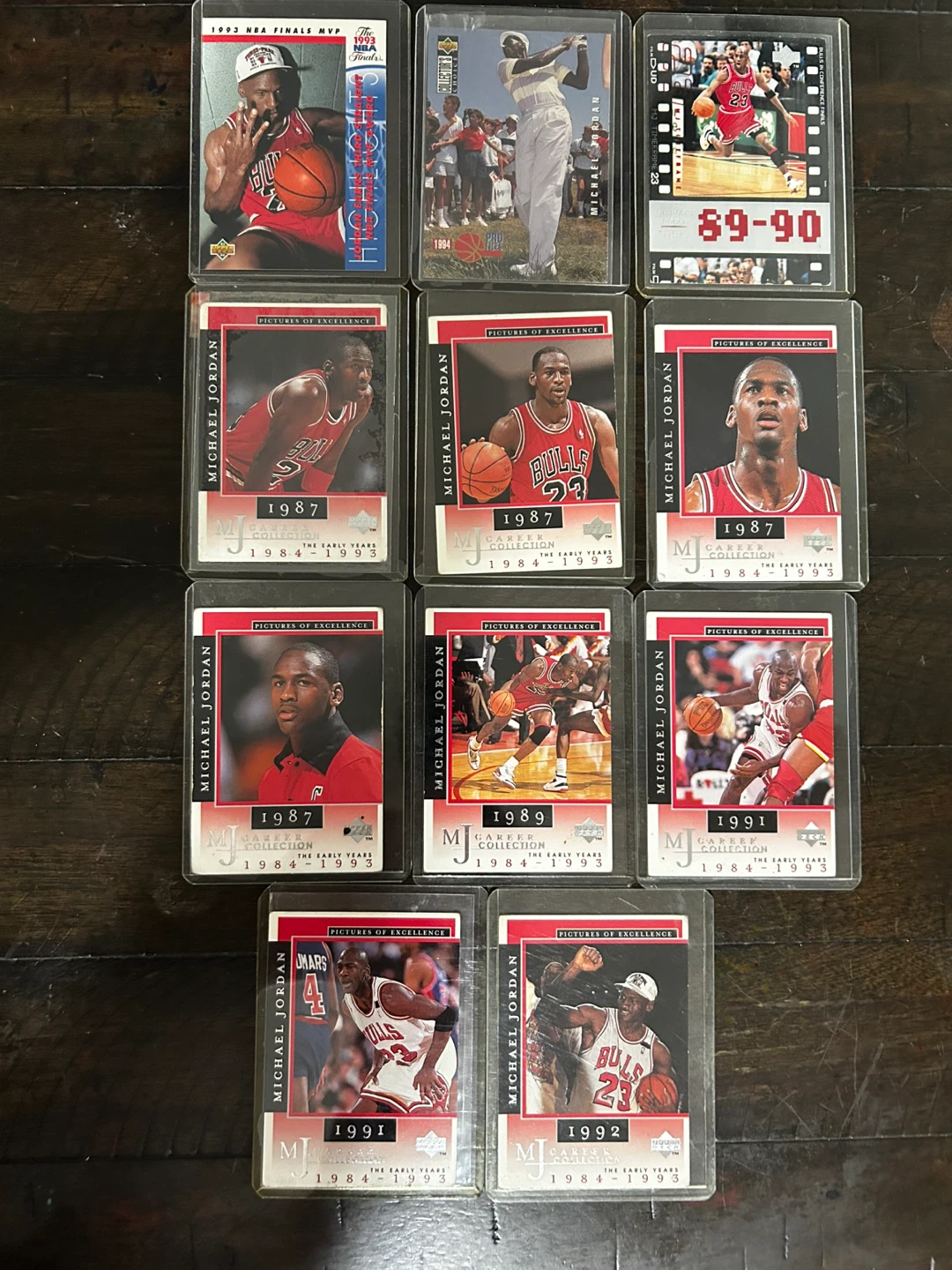 Michael Jordan Trading Cards Collection (1987-1992)