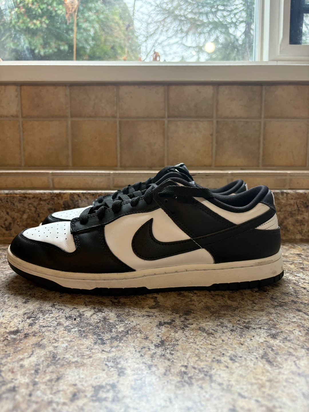 Nike Dunk Low Black White Sneakers - photo 3