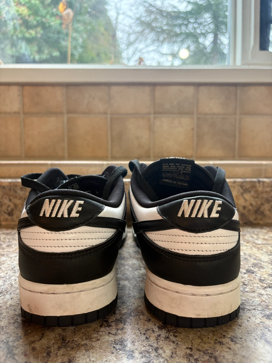 Nike Dunk Low Black White Sneakers - photo 2