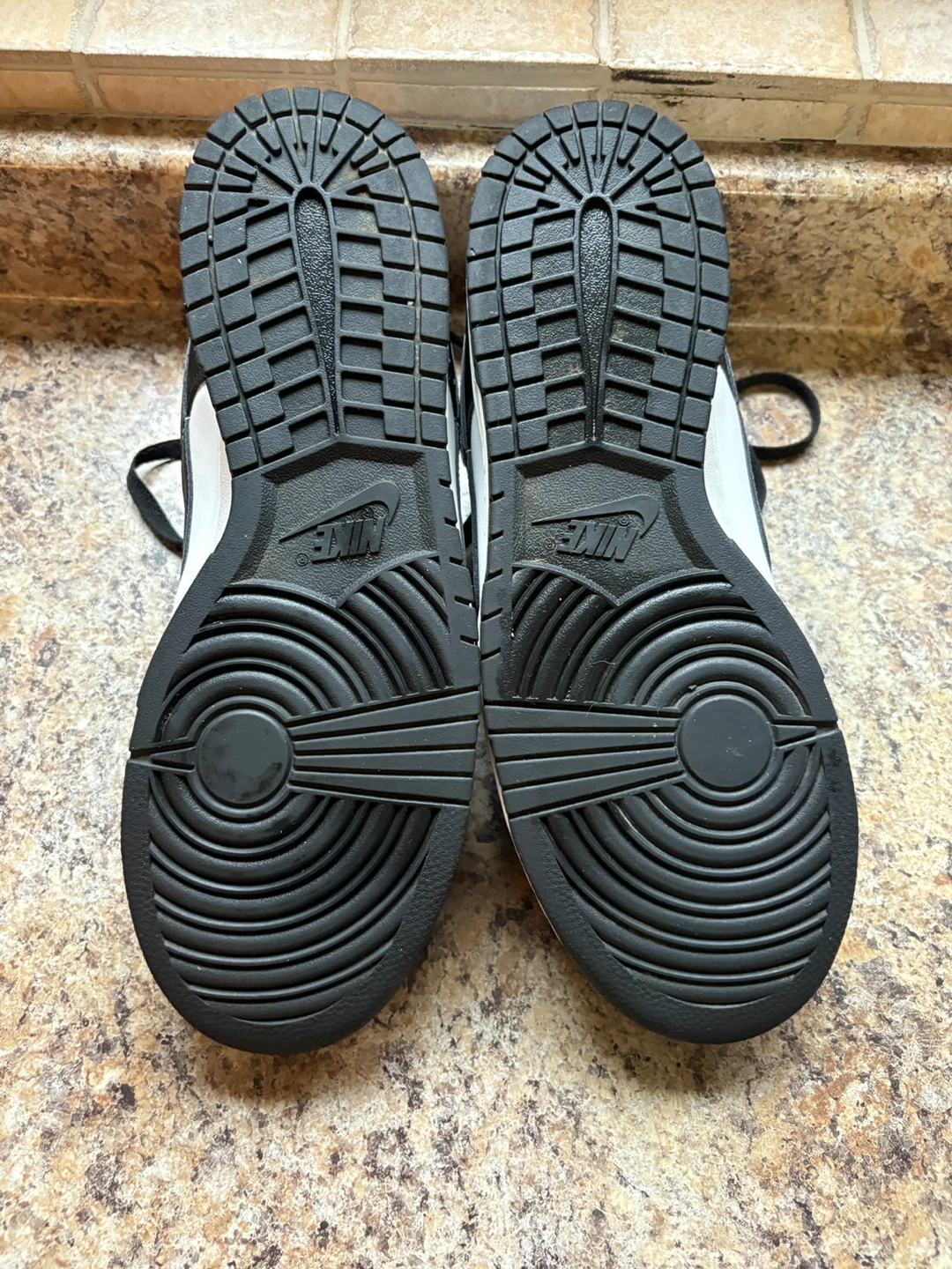Nike Dunk Low Black White Sneakers - photo 5