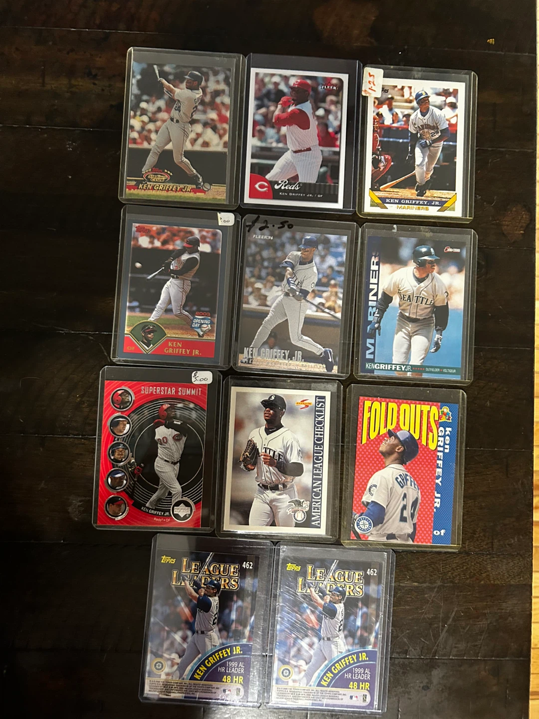 Ken Griffey Jr. Baseball Cards Collection