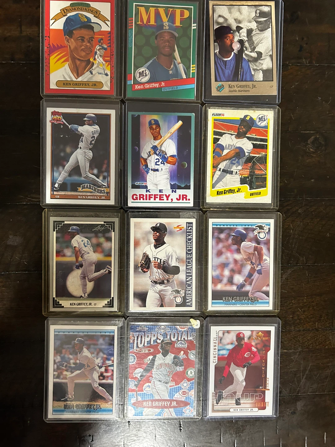 Collection of Ken Griffey Jr. Baseball Cards