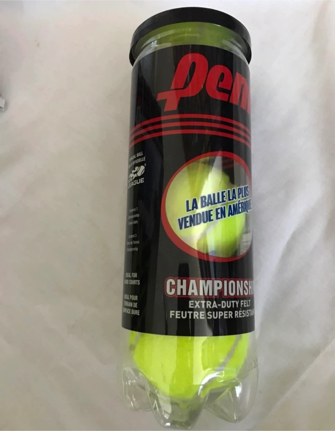 Penn Championship Extra-Duty Felt Tennis Balls - 3 Pack