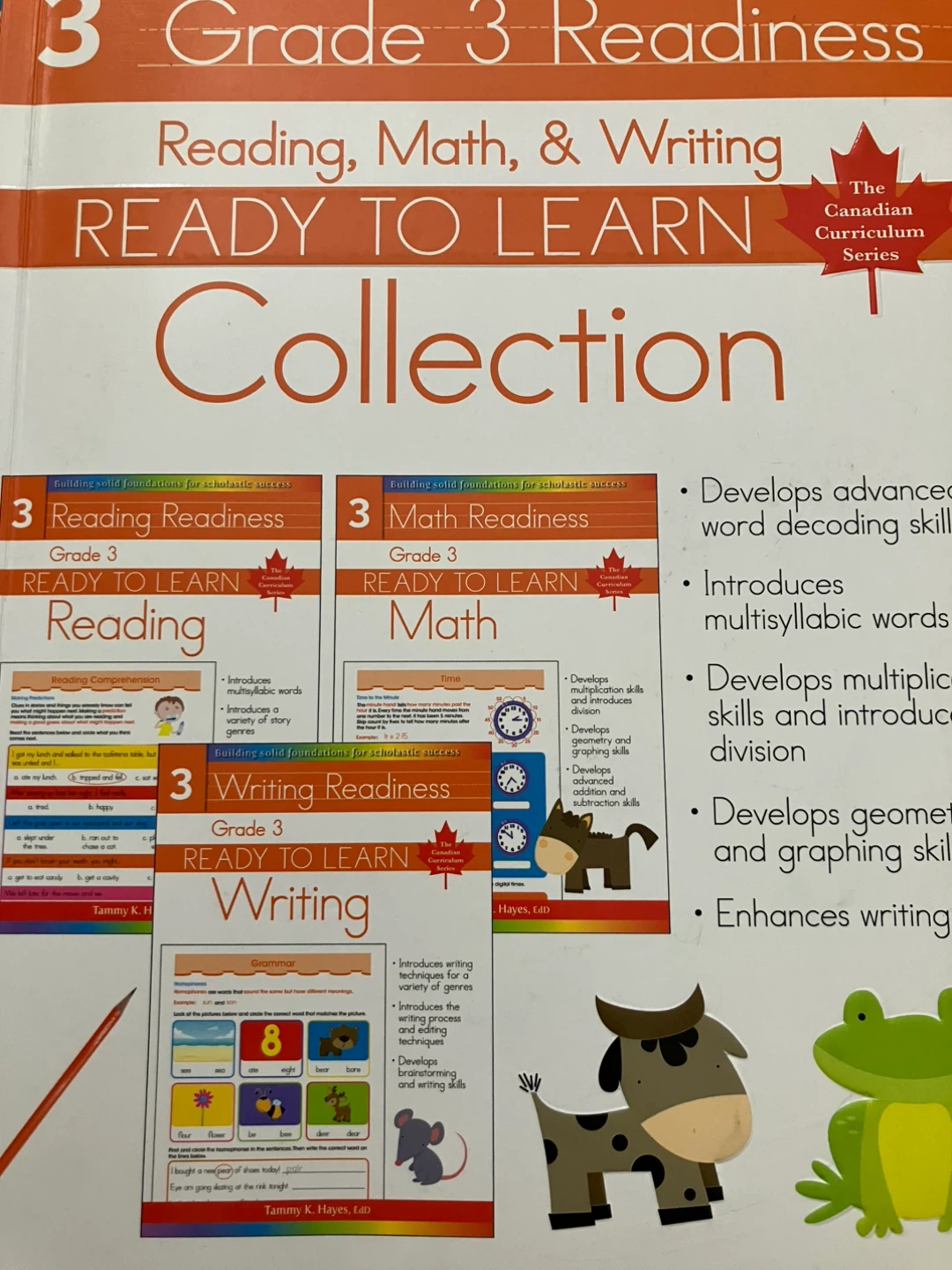 Grade 3 Ready to Learn Reading, Math, and Writing Collection