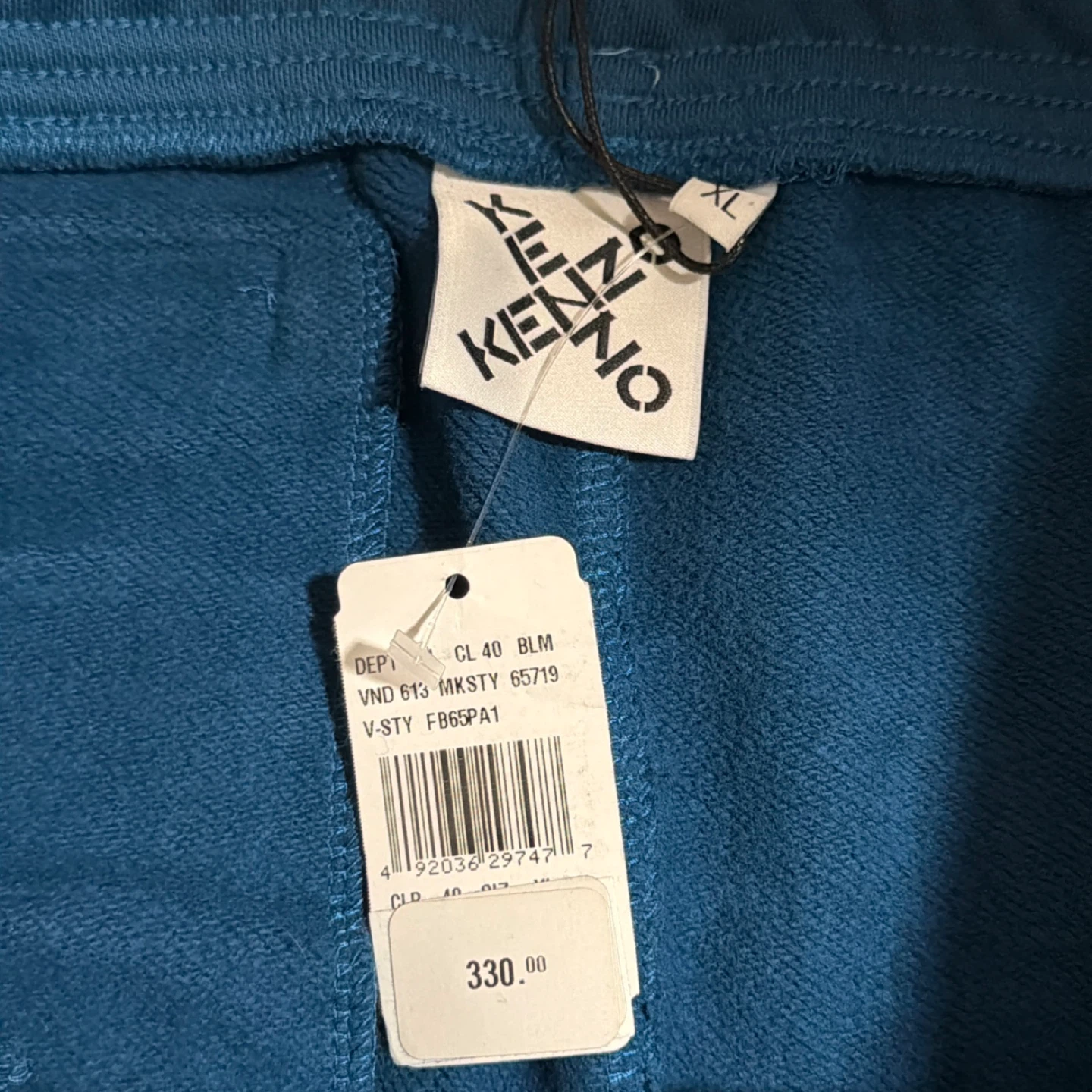 Kenzo Blue Jogger Sweatpants XL - photo 5