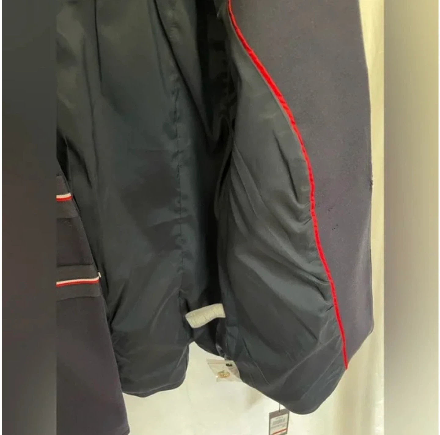 Tommy Hilfiger Navy Military Style Blazer Jacket - photo 5
