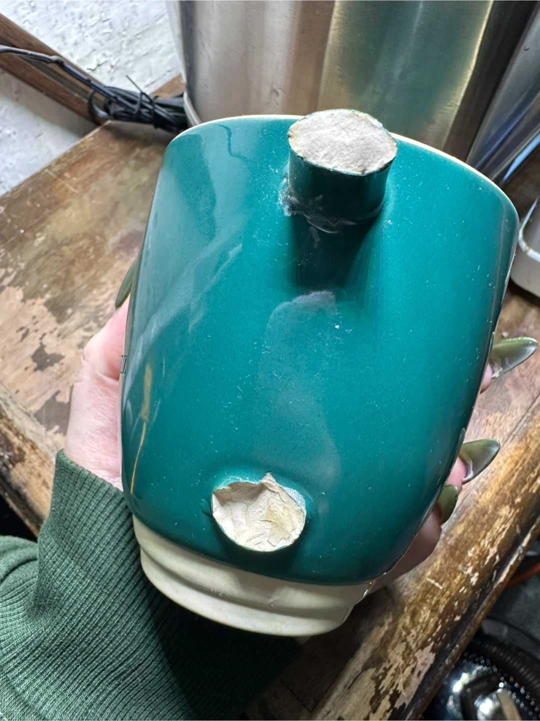 Mercedes-Benz Ceramic Mug Broken Handle - photo 2